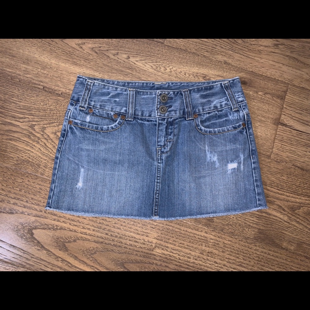 jean skirt